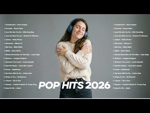 Spotify Pop Hits 2026 ♫ Lady Gaga, Bruno Mars, Ed Sheeran, Billie Eilish,   | Best Pop Playlist