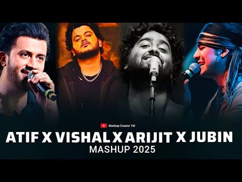Atif Aslam x Vishal Mishra x Arijit Singh x Jubin Nautiyal - Mashup 2025 | Mashup Creator 1M Present